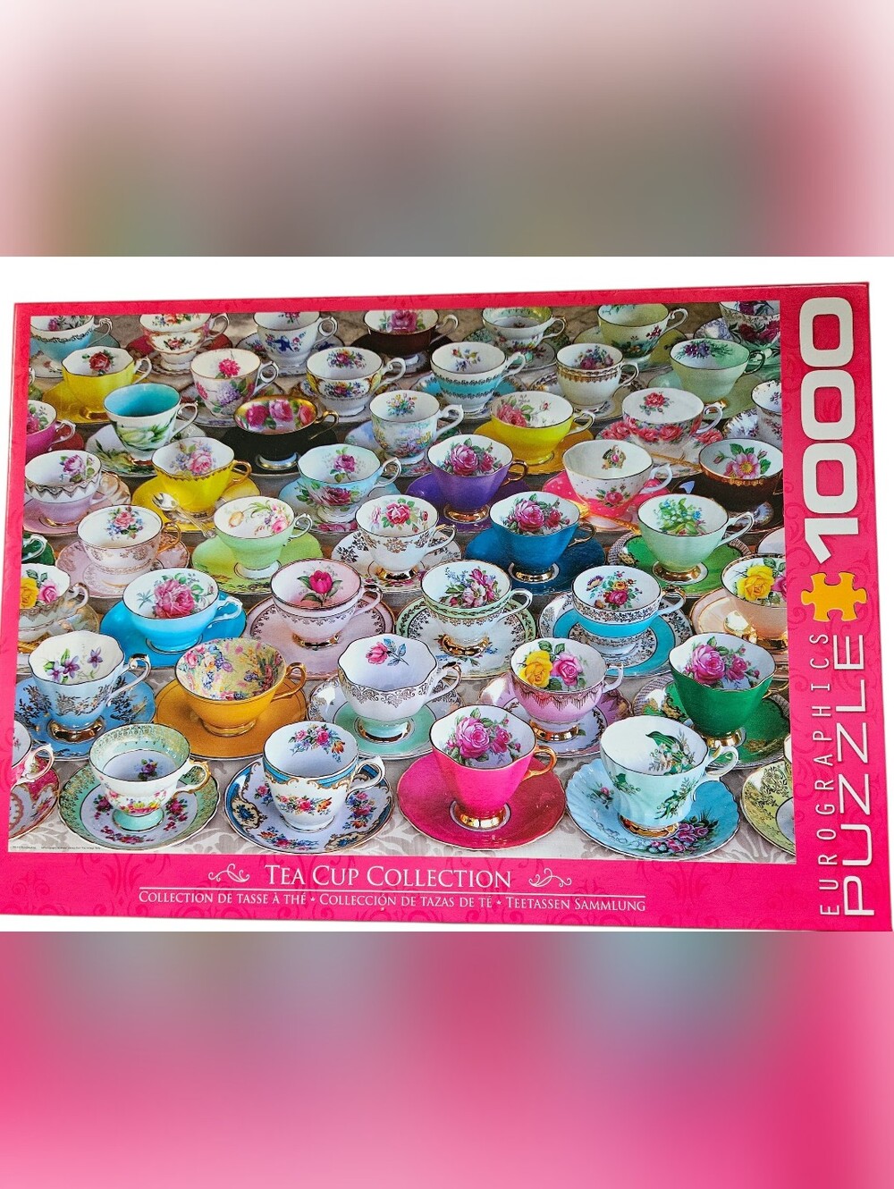 Eurographics 1000 Piece Tea Cup Collection Puzzle